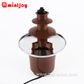 electric countertop stainless steel chocolate fountain